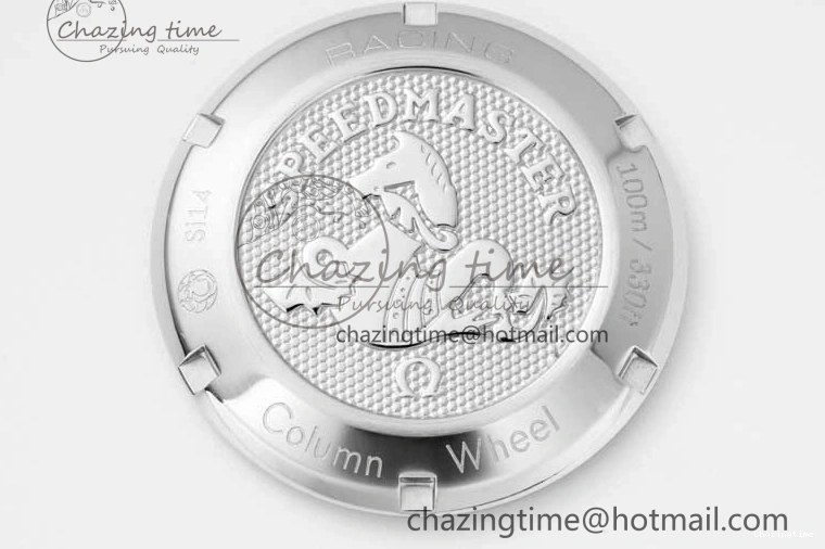 0217 Speedmaster Racing Master SS HKF Best Edition Black Dial on SS Bracelet A Versatile 7810